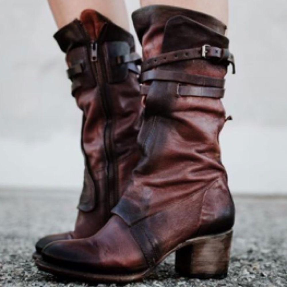 Steve Madden Freebird Leather Caden Boot